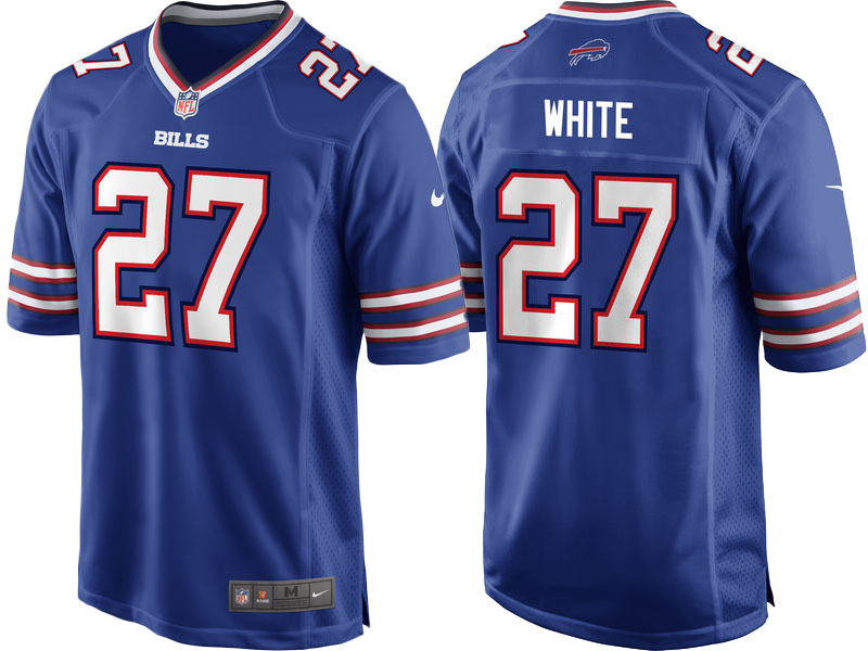 Buffalo Bills Tre'Davious White Royal 2017 Draft Pick Game Jersey