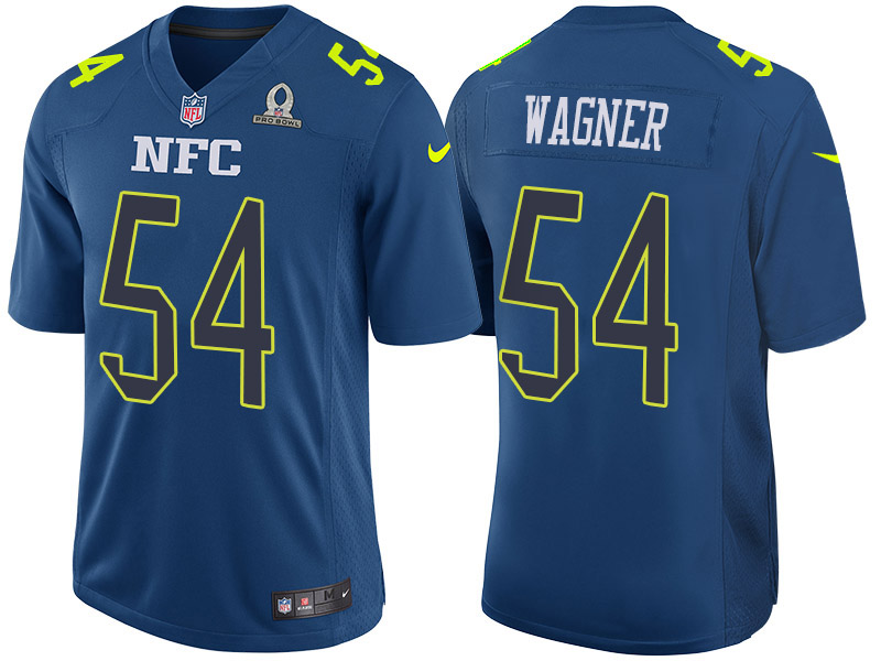 2017 Pro Bowl NFC Bobby Wagner Blue Game Jersey