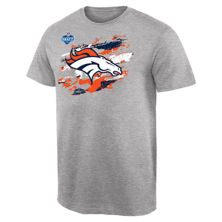 Broncos Pro Line Heather Gray 2016 Draft Special T-Shirt