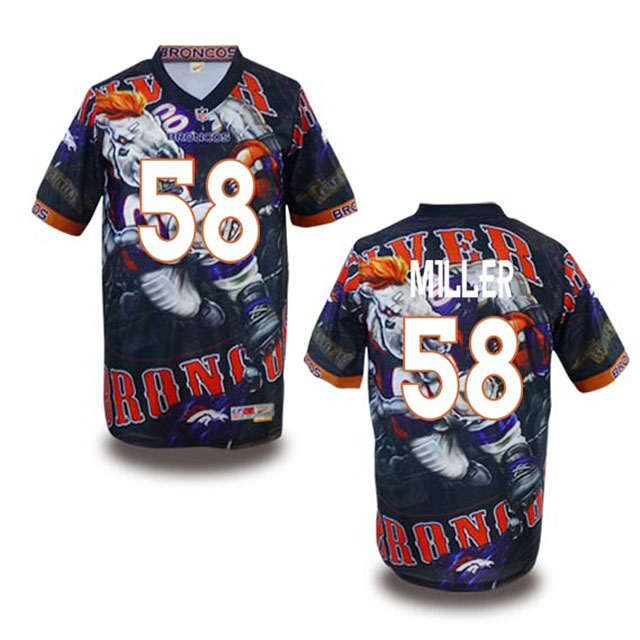 Denver Broncos #58 Von Miller Fanatical Fashion Jersey