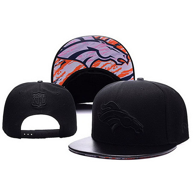 Denver Broncos Black New Era Snapback Hat