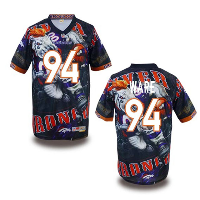 Denver Broncos #94 DeMarcus Ware Fanatical Fashion Jersey