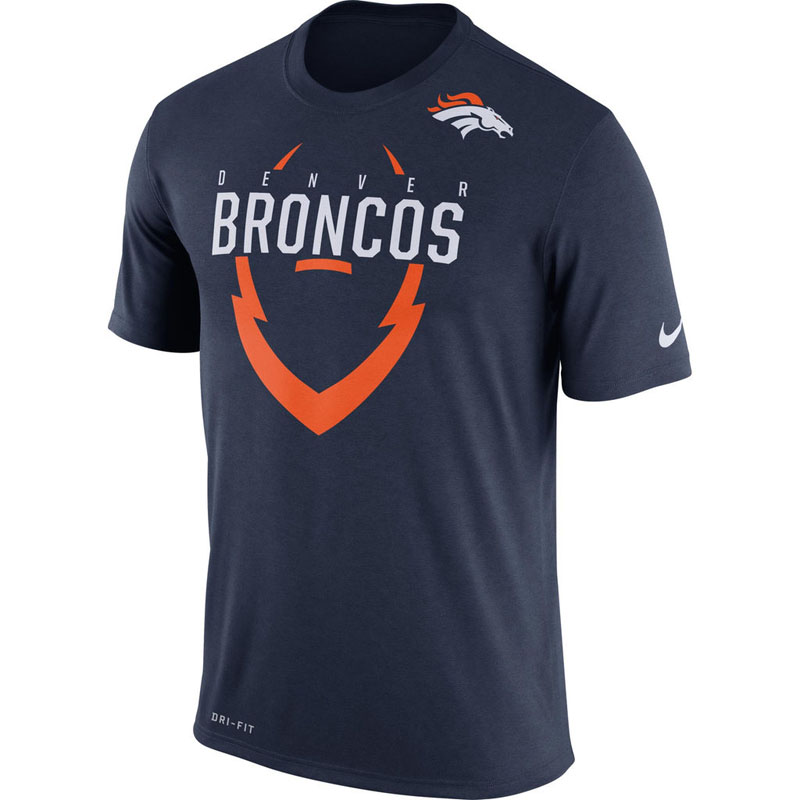 Denver Broncos Navy Legend Icon Dri-FIT T-Shirt