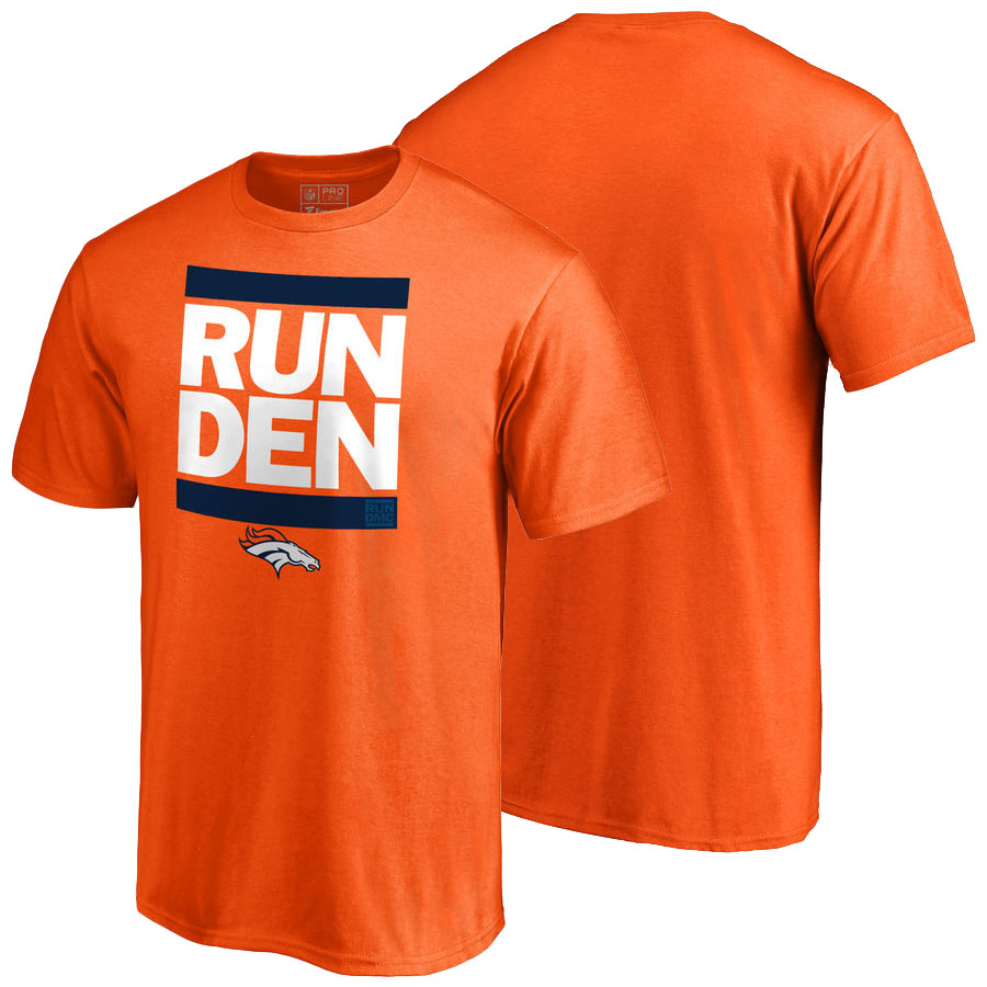 Denver Broncos Orange Pro Line RUN-CTY T-Shirt