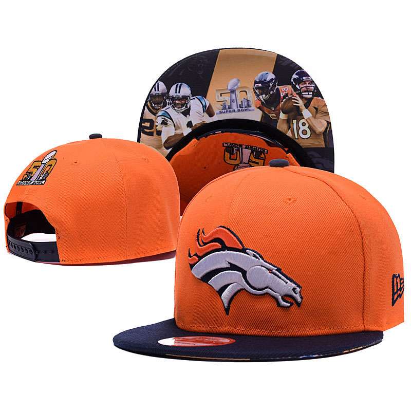 Denver Broncos Orange Super Bowl 50 Champions Snapback Adjustable Hat