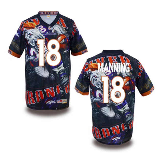 Denver Broncos #18 Peyton Manning Fanatical Fashion Jersey