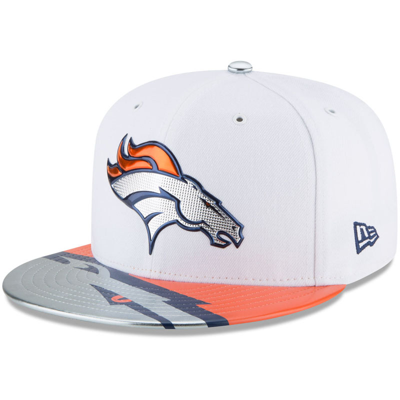 Denver Broncos White 2017 NFL Draft Official On Stage 59FIFTY Fitted Hat