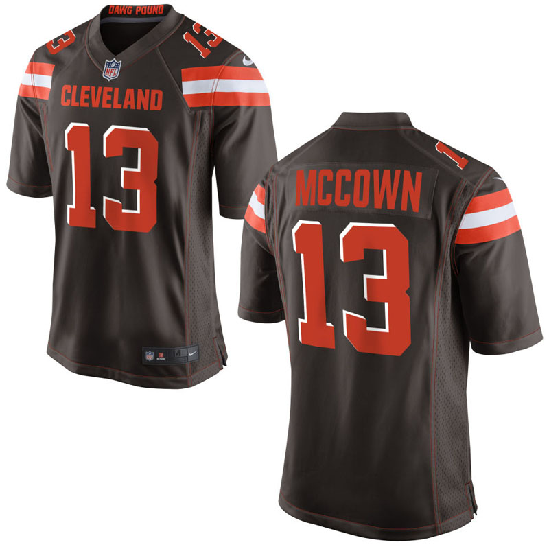 Cleveland Browns #13 Josh McCown Brown Game Jersey