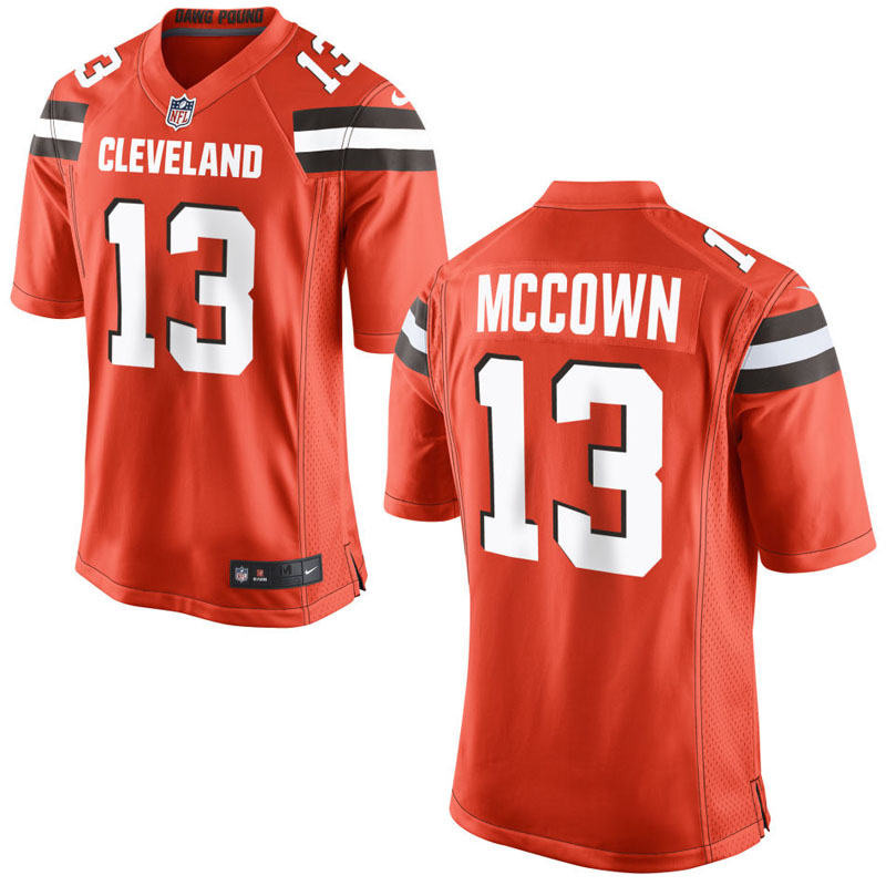 Cleveland Browns #13 Josh McCown Orange Game Jersey