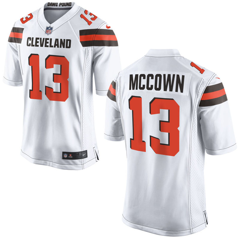 Cleveland Browns #13 Josh McCown White Game Jersey