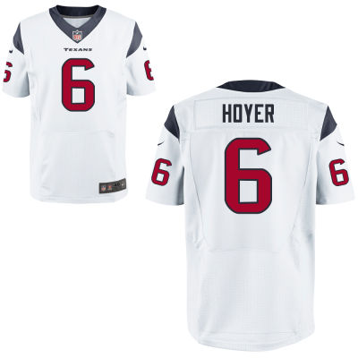 Cleveland Browns #6 Brian Hoyer White Elite Jersey