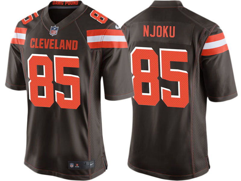 Cleveland Browns David Njoku Brown 2017 Draft Pick Game Jersey