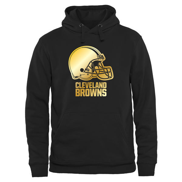 Cleveland Browns Black Gold Collection Pullover Performance Hoodie