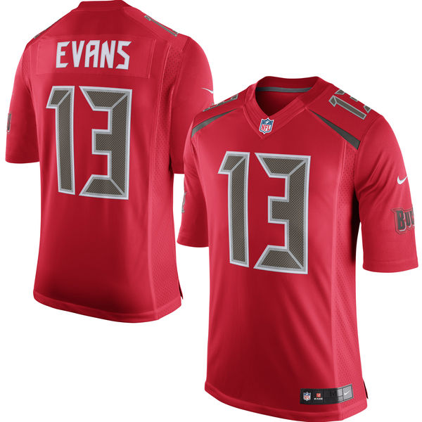 Tampa Bay Buccaneers #13 Mike Evans Red Color Rush Limited Jersey