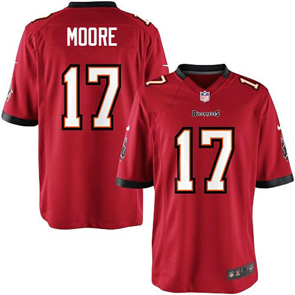 NFL Tampa Bay Buccaneers #17 String Moore Game Red Jersey