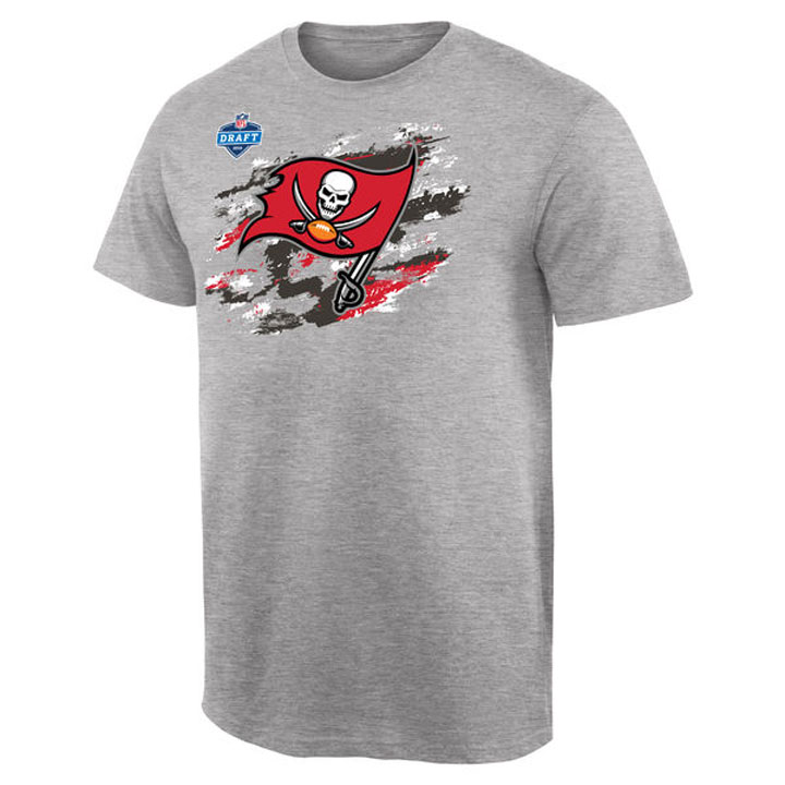 Buccaneers Pro Line Heather Gray 2016 Draft Special T-Shirt