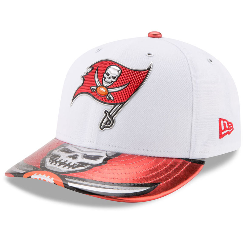 Tampa Bay Buccaneers White 2017 NFL Draft Official On Stage Low Profile 59FIFTY Fitted Hat