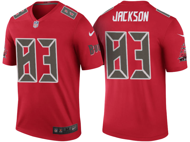 Tampa Bay Buccaneers #83 Vincent Jackson Red Color Rush Legend Jersey