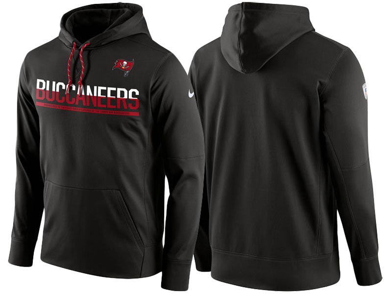 Tampa Bay Buccaneers Pewter Circuit Thermafit Sideline Warm Pullover Performance Hoodie