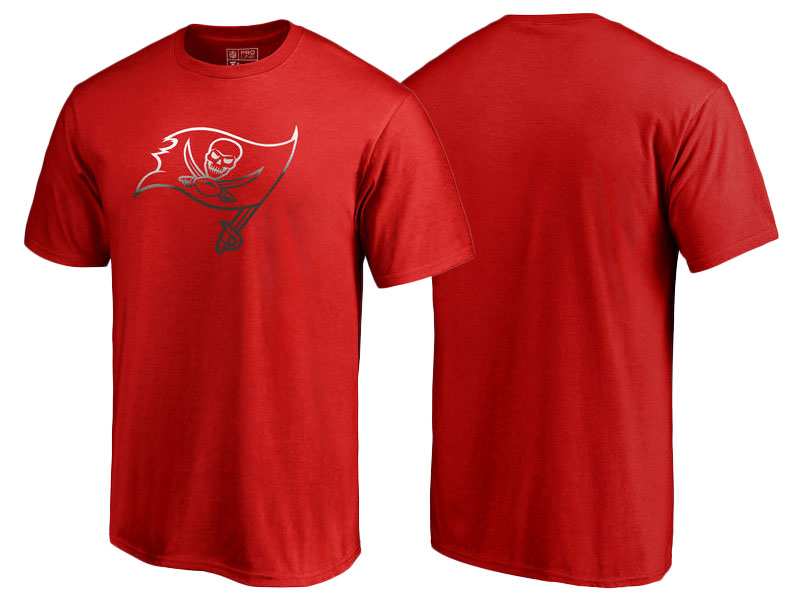 Tampa Bay Buccaneers Red Gradient Logo T-Shirt