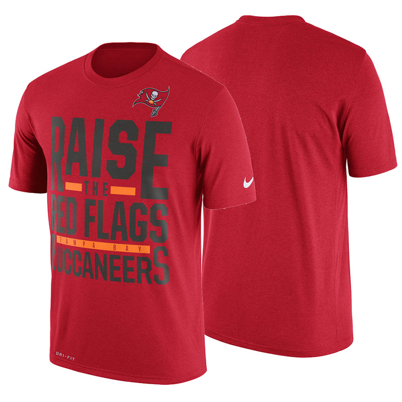 Tampa Bay Buccaneers Red Legend Local Fans Performance T-Shirt