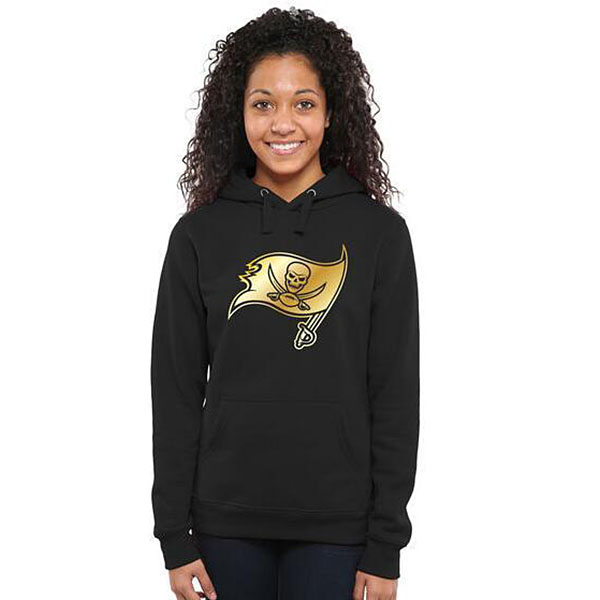 Women's Tampa Bay Buccaneers Black Gold Collection Pullover Hoodie