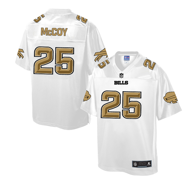 Buffalo Bills #25 Lesean Mccoy White Pro Line Fashion Jersey