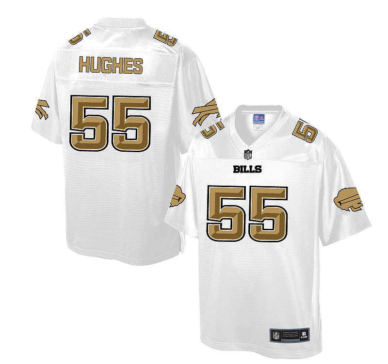 Buffalo Bills #55 Jerry Hughes White Pro Line Fashion Jersey