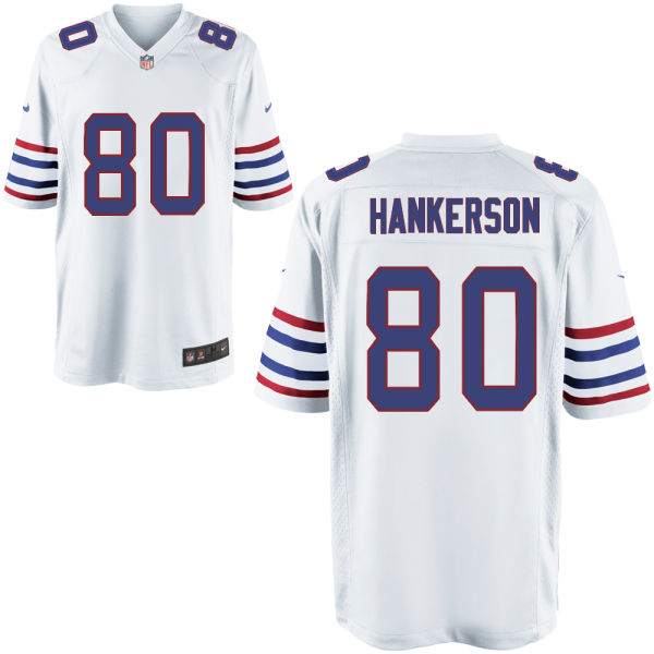 Buffalo Bills #80 Leonard Hankerson White Alternate Game Jersey