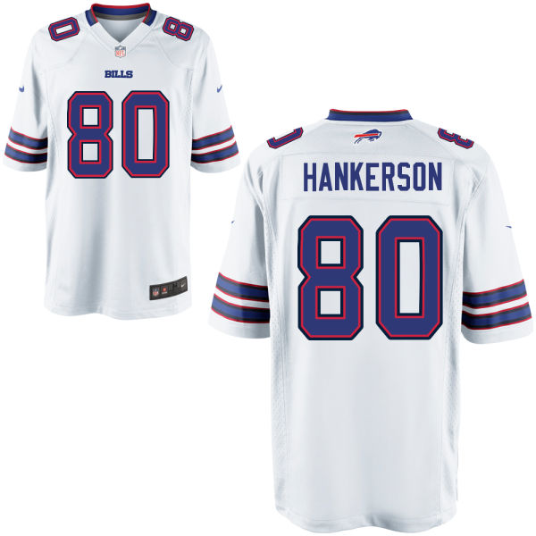 Buffalo Bills #80 Leonard Hankerson White Game Jersey