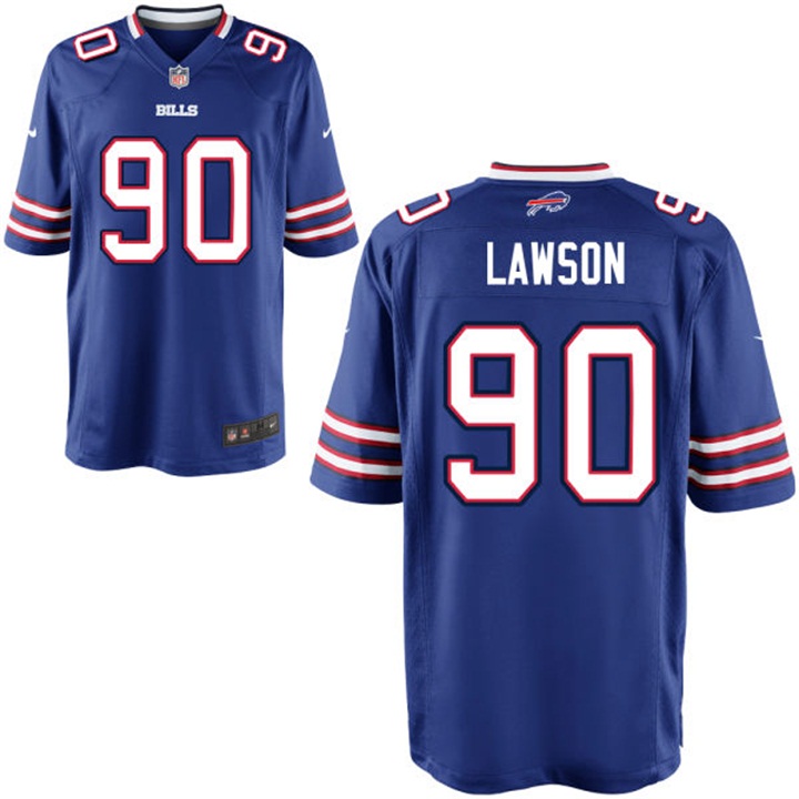 Buffalo Bills #90 Shaq Lawson Royal 2016 Draft Pick Game Jersey