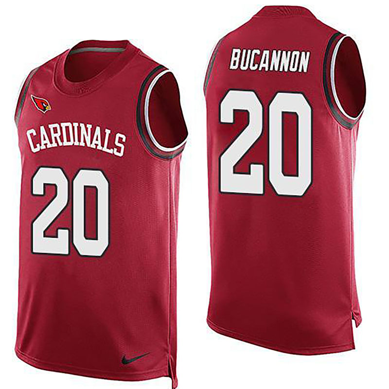 Cardinals #20 Deone Bucannon Red Team Color Men NFL Limited Tank Top