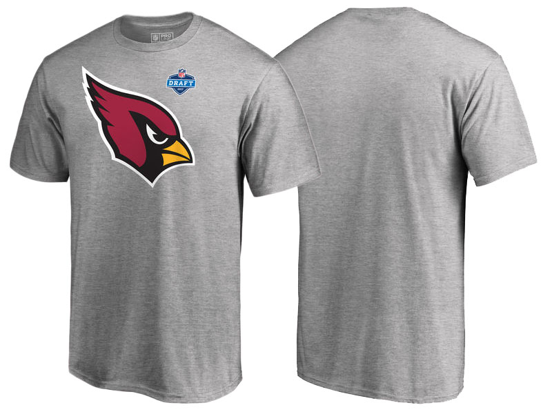 Arizona Cardinals Heather Gray 2017 NFL Draft Athletic Heather T-Shirt