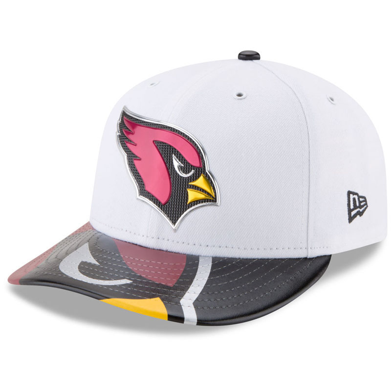 Arizona Cardinals White 2017 NFL Draft Official On Stage Low Profile 59FIFTY Fitted Hat