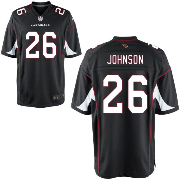 Arizona Cardinals #26 Rashad Johnson Black Game Jersey