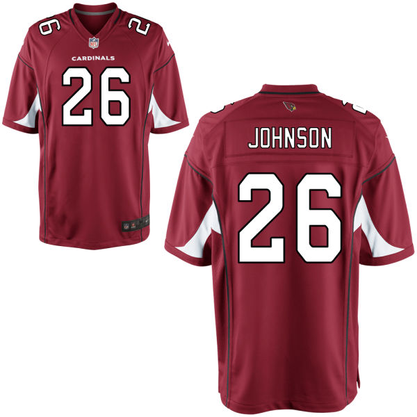 Arizona Cardinals #26 Rashad Johnson Red Game Jersey