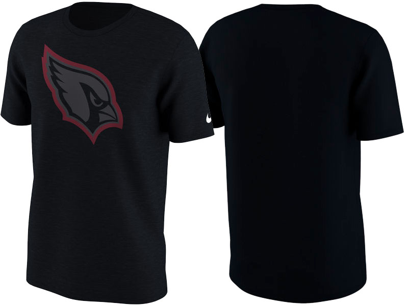 Arizona Cardinals Black Color Rush Travel T-Shirt