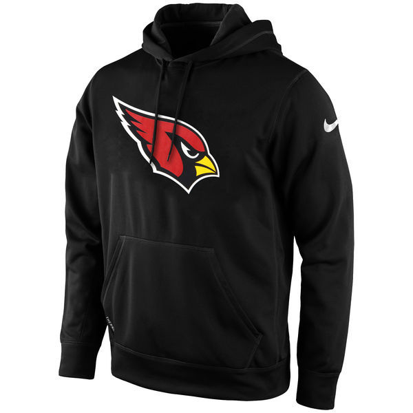 Arizona Cardinals Black KO Logo Essential Hoodie