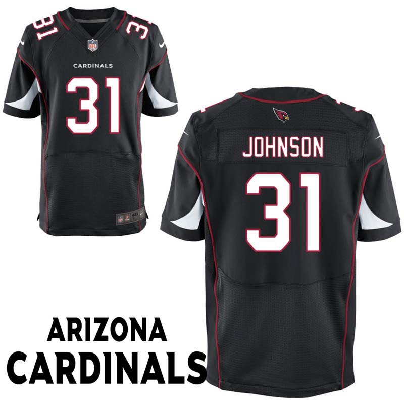 Arizona Cardinals #31 David Johnson Black Elite Jersey