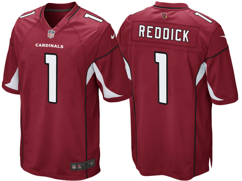 Arizona Cardinals Haason Reddick Cardinal 2017 Draft Pick Game Jersey