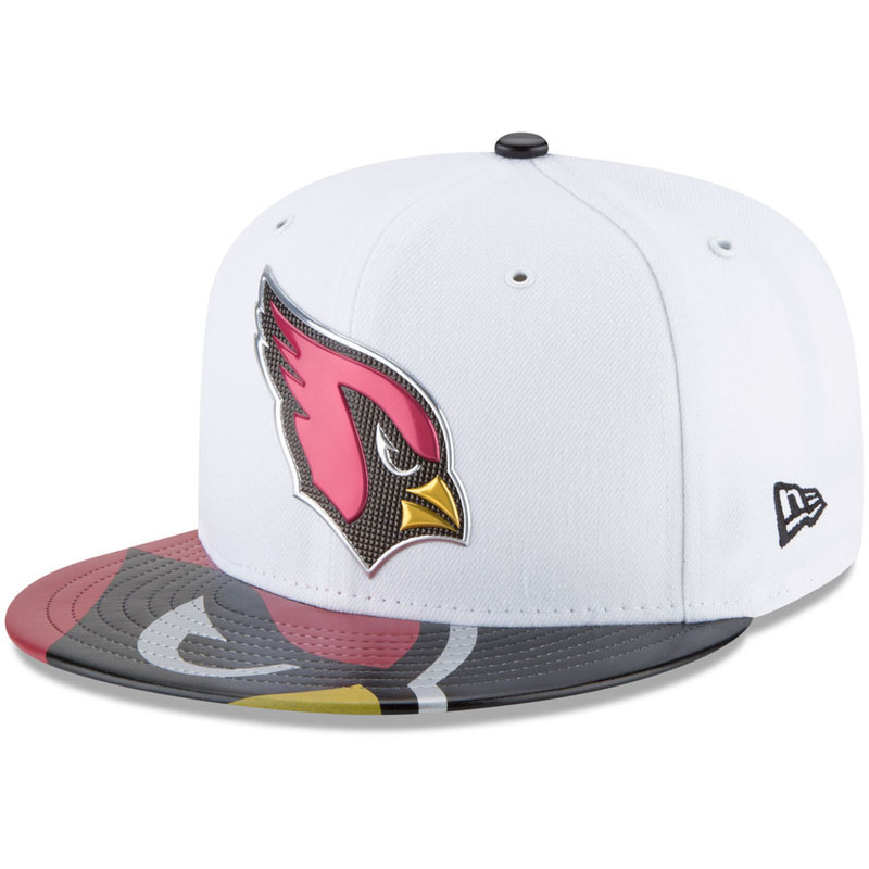 Arizona Cardinals White 2017 NFL Draft Official On Stage 59FIFTY Fitted Hat