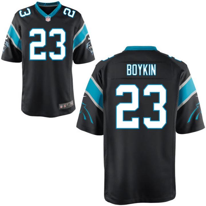 Carolina Panthers #23 Brandon Boykin Black Game Jersey