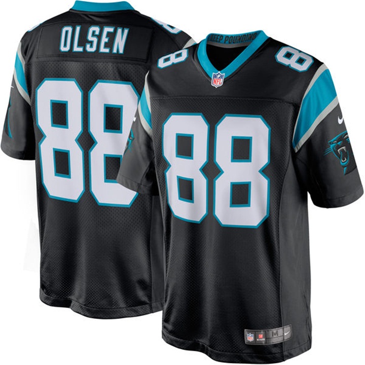 Carolina Panthers #88 Greg Olsen Black Limited Jersey