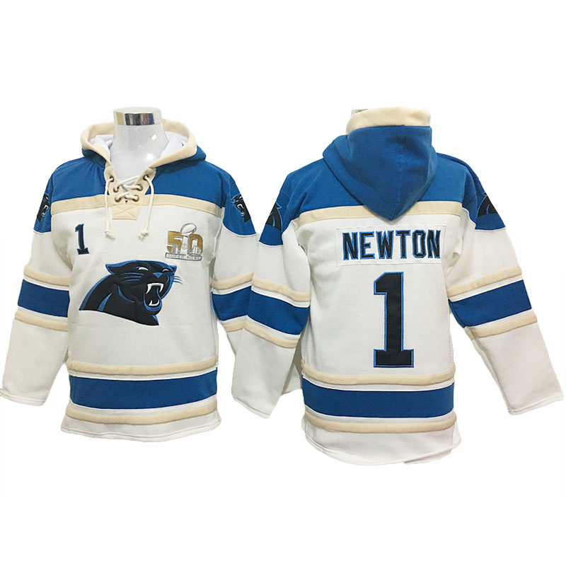 Carolina Panthers Cam Newton #1 Super Bowl 50 Hoodie