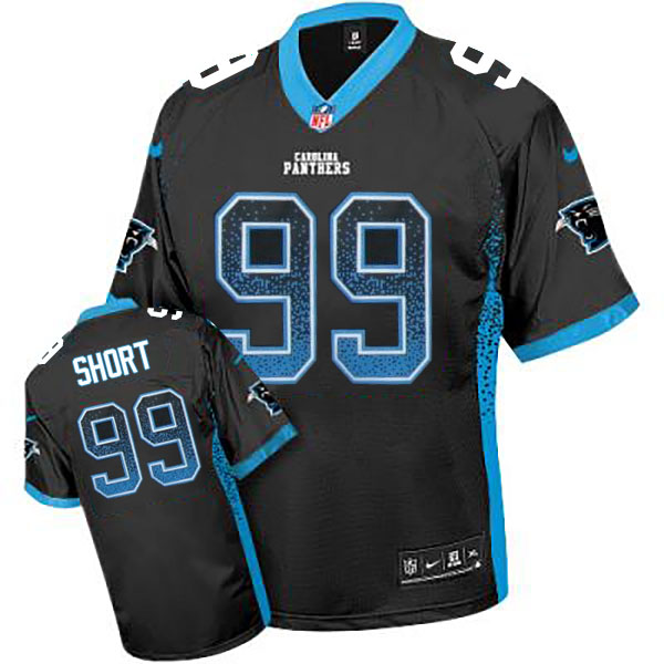 Carolina Panthers #99 Kawann Short Black Drift Fashion Jersey