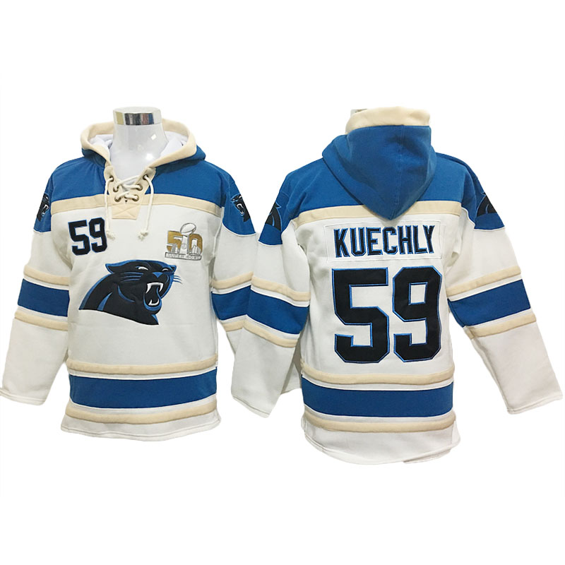 Carolina Panthers Luke Kuechly #59 Super Bowl 50 Hoodie