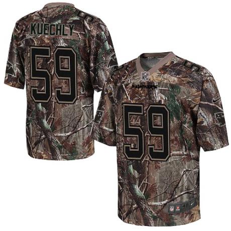 Carolina Pathers #59 Luke Kuechly Camo Realtree Jersey