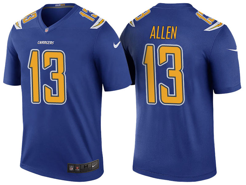 San Diego Chargers #13 Keenan Allen Royal Color Rush Legend Jersey