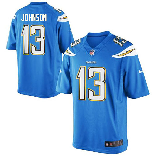 San Diego Chargers #13 Steve Johnson Limited Alternate Blue Jersey