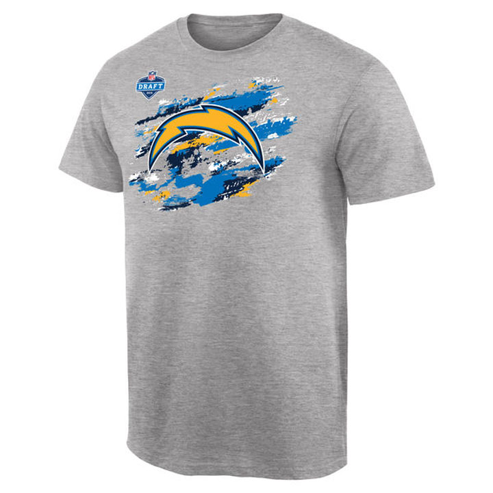 Chargers Pro Line Heather Gray 2016 Draft Special T-Shirt